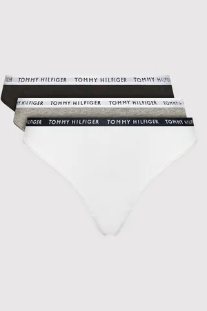 3PACK dámská tanga Tommy Hilfiger vícebarevná (UW0UW02829 0WS)