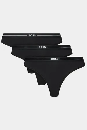HUGO BOSS Sada 3 kusů string kalhotek