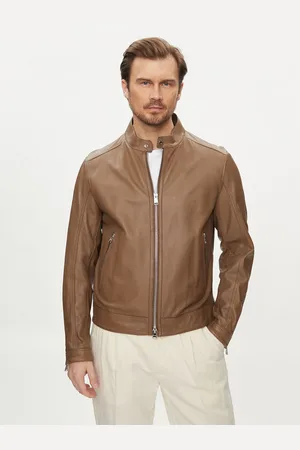 HUGO BOSS Kožená bunda