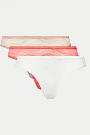 Calvin Klein Sada 3 kusů string kalhotek
