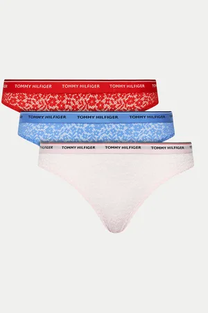 Tommy Hilfiger Sada 3 kusů klasických kalhotek