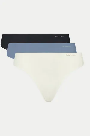 Calvin Klein Sada 3 kusů string kalhotek