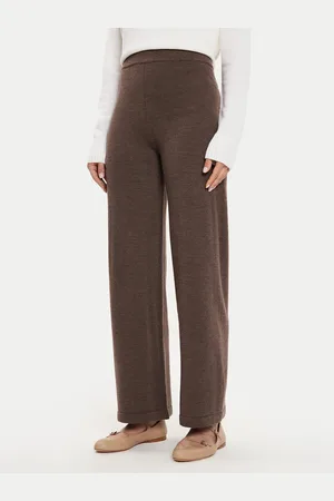 Max Mara Kalhoty z materiálu