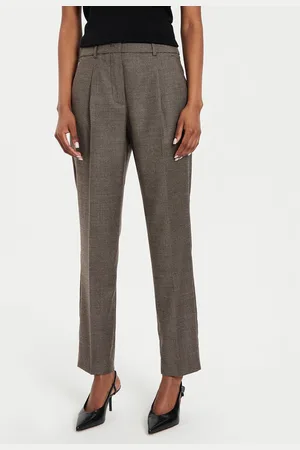 Max Mara Kalhoty z materiálu