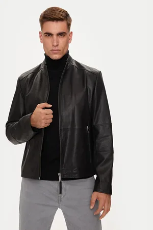 HUGO BOSS Kožená bunda