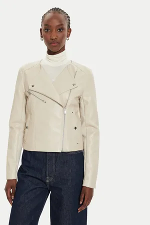 VERO MODA Bunda z imitace kůže