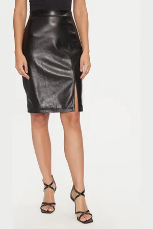 Guess Sukně z imitace kůže