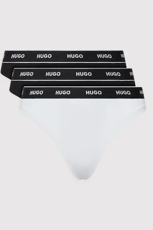 HUGO BOSS Sada 3 kusů string kalhotek