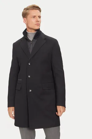 HUGO BOSS Vlněný kabát