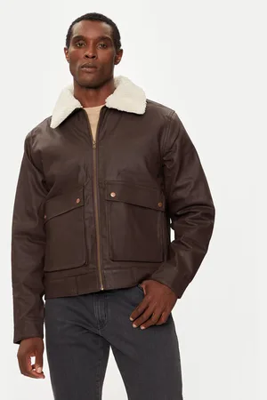 Wrangler Bunda z imitace kůže