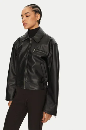 Gina Tricot Bunda z imitace kůže