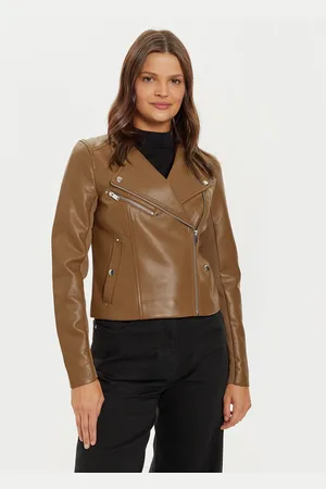 VERO MODA Bunda z imitace kůže