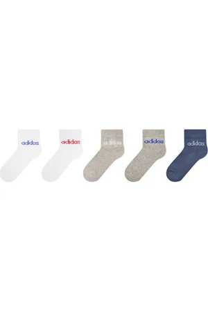 adidas Sada 5 párů dětských vysokých ponožek