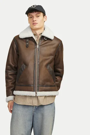 JACK & JONES Bunda z imitace kůže