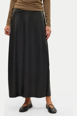 VERO MODA Sukně z imitace kůže