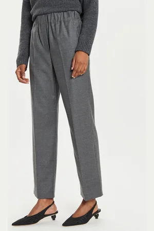 Max Mara Kalhoty z materiálu