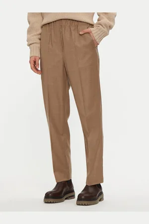 Max Mara Kalhoty z materiálu