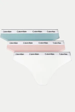Calvin Klein Sada 3 kusů string kalhotek