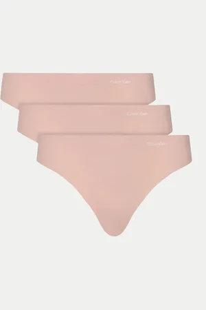 Calvin Klein Sada 3 kusů string kalhotek