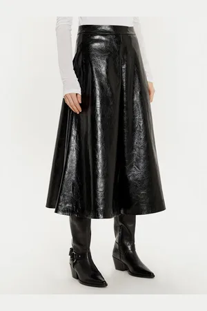 Sisley Sukně z imitace kůže