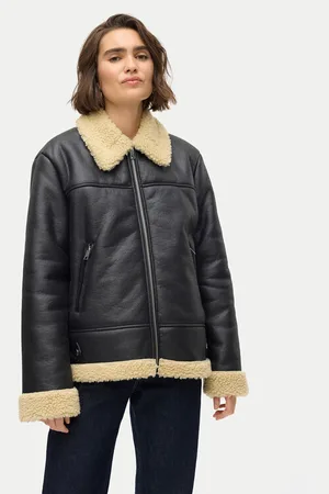 VERO MODA Bunda z imitace kůže