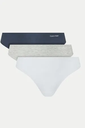 Calvin Klein Sada 3 kusů string kalhotek
