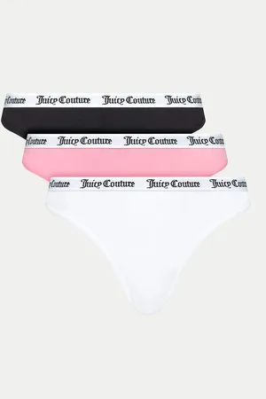 Juicy Couture Sada 3 kusů string kalhotek