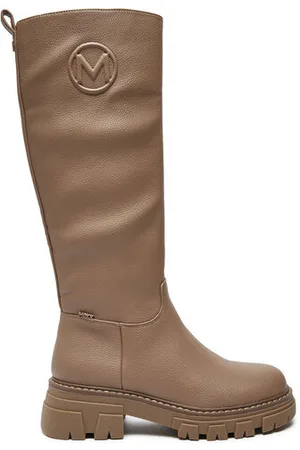 Mexx Kozačky ve vojenském stylu