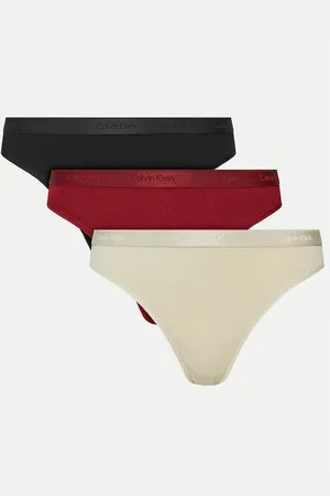 Calvin Klein Sada 3 kusů klasických kalhotek