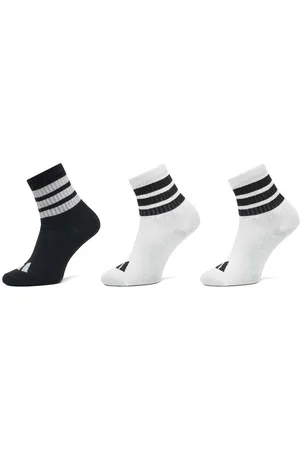 adidas Sada 3 párů dětských vysokých ponožek