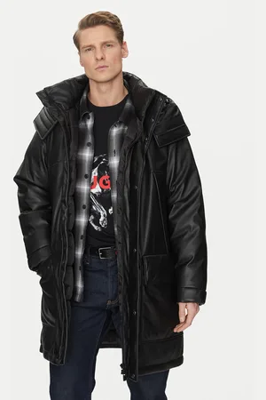 HUGO BOSS Bunda z imitace kůže