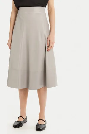 Max Mara Sukně z imitace kůže