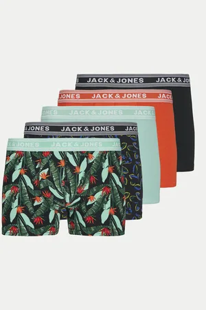 JACK & JONES Sada 5 kusů boxerek