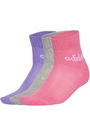 adidas Sada 3 párů dětských nízkých ponožek