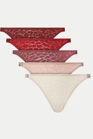Calvin Klein Sada 5 kusů brazilských kalhotek