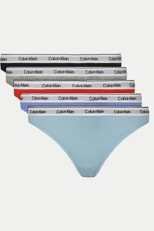 Calvin Klein Set 5 kusů kalhotek typu tanga