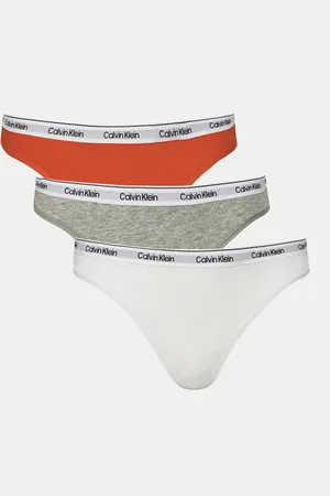 Calvin Klein Sada 3 kusů string kalhotek