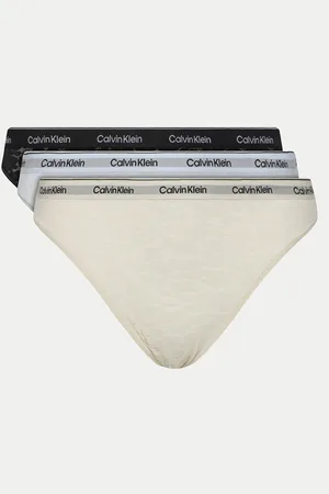 Calvin Klein Sada 3 kusů brazilských kalhotek