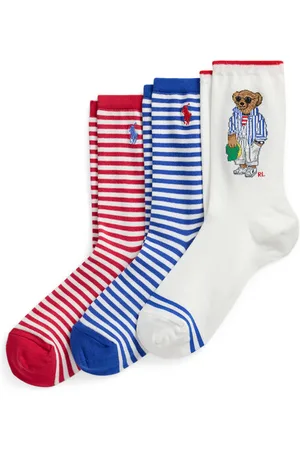 Ralph Lauren Sada 3 párů dámských vysokých ponožek