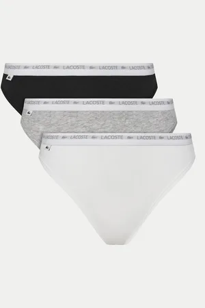 Lacoste Sada 3 kusů string kalhotek