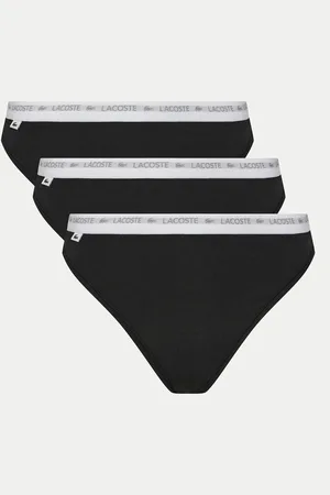 Lacoste Sada 3 kusů string kalhotek