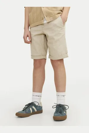 JACK&JONES JUNIOR Šortky z materiálu