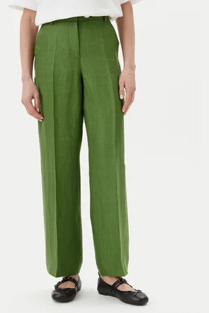 Max Mara Kalhoty z materiálu