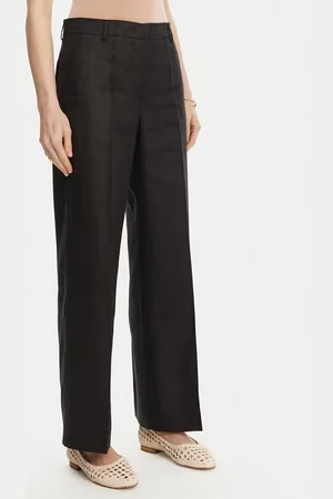 Max Mara Kalhoty z materiálu