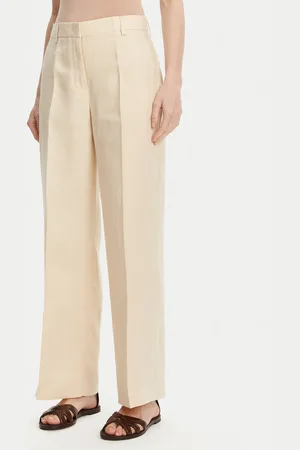 Max Mara Kalhoty z materiálu
