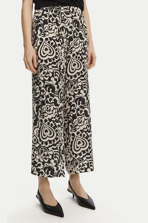 Max Mara Kalhoty z materiálu
