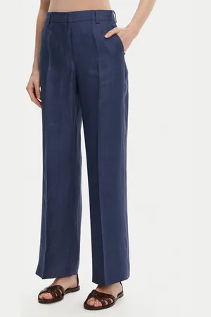 Max Mara Kalhoty z materiálu