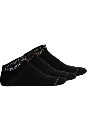 Emporio Armani Sada 3 párů dámských nízkých ponožek