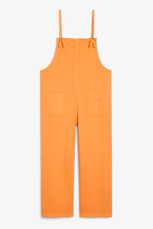Monki Denim jumpsuit - Orange