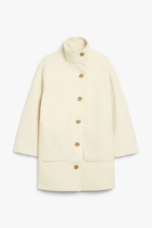 Monki Single breasted coat